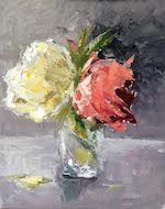 Roses Palette knife
